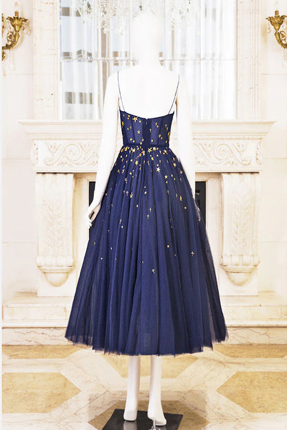 Tulle tea short prom dress