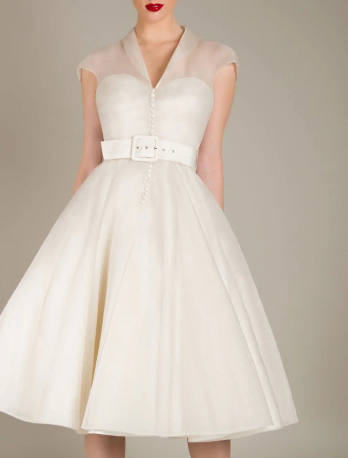 Vestidos de cóctel de corte A, vestido de los años 50, para graduación, cóctel, fiesta, largo hasta la rodilla, sin mangas, cuello en V, miércoles, familia Addams, tul con faja/cinta.