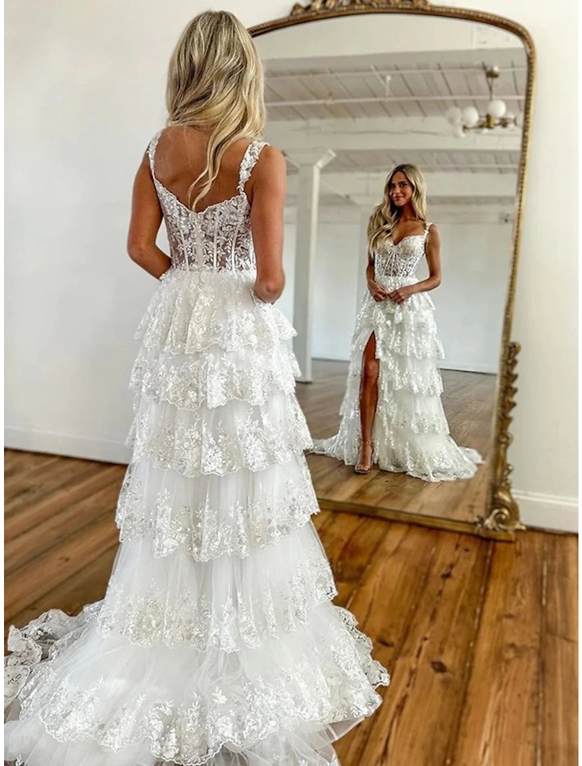 Vestidos de fiesta de sirena/trompeta, corsés, vestido de fiesta de noche, cola de corte, sin mangas, hombros descubiertos, tul con abertura de lentejuelas