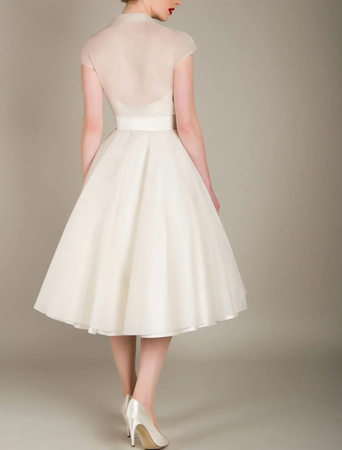 Vestidos de cóctel de corte A, vestido de los años 50, para graduación, cóctel, fiesta, largo hasta la rodilla, sin mangas, cuello en V, miércoles, familia Addams, tul con faja/cinta.