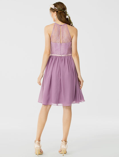 Prinzessin / A-Linie Brautjungfernkleid Trägerlos Ärmellos Schwarzes Kleid Knielang Taft mit Rüschen / Drapierung
