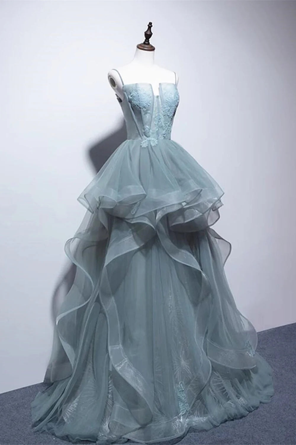 Vestidos de noche formales largos de encaje con corte A y vestidos de fiesta