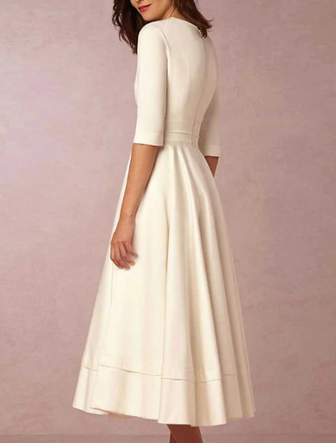 Beach Simple Wedding Dresses A-Line V Neck Sleeveless Court Train Satin Bridal Gowns With Pleats Ruched