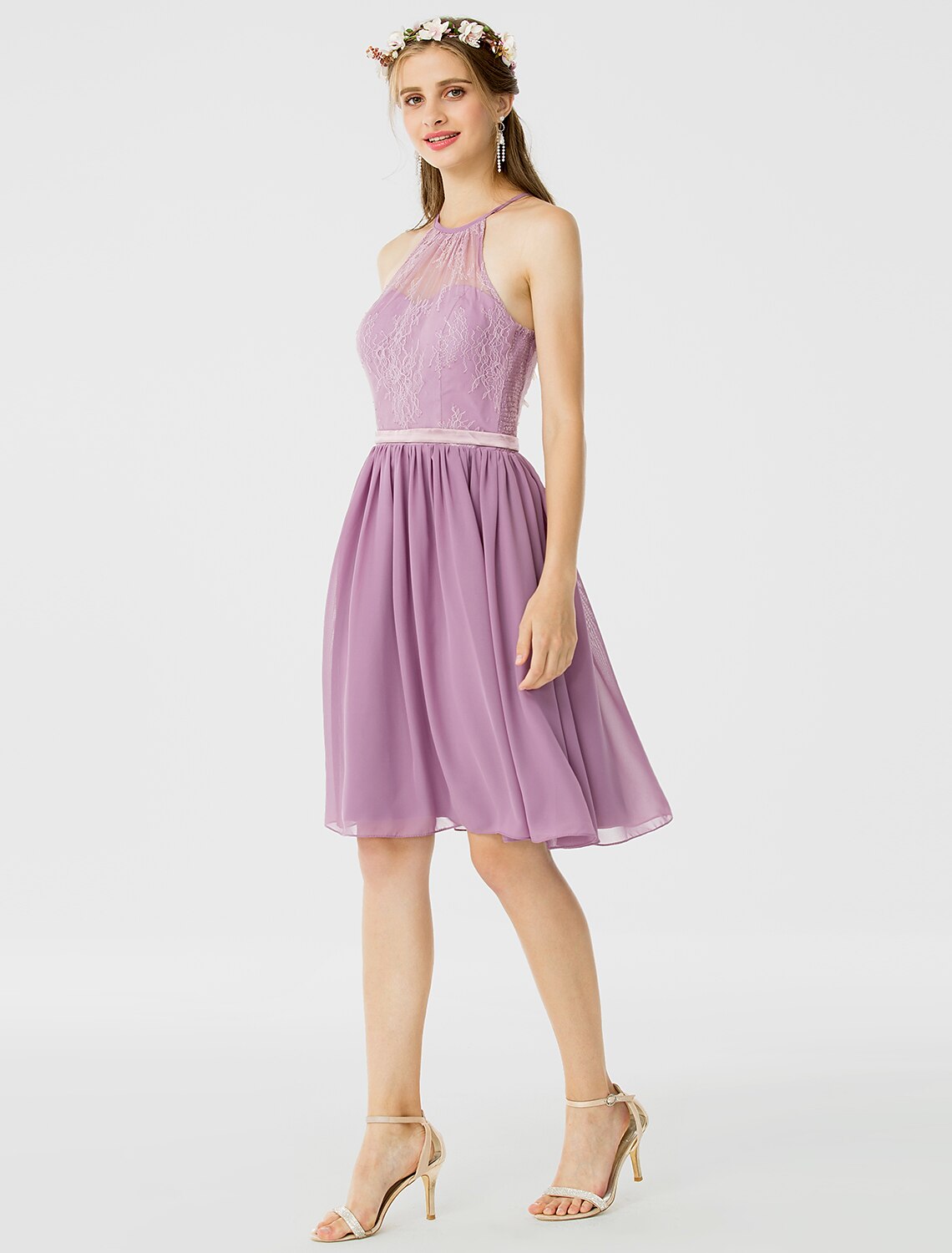 Prinzessin / A-Linie Brautjungfernkleid Trägerlos Ärmellos Schwarzes Kleid Knielang Taft mit Rüschen / Drapierung