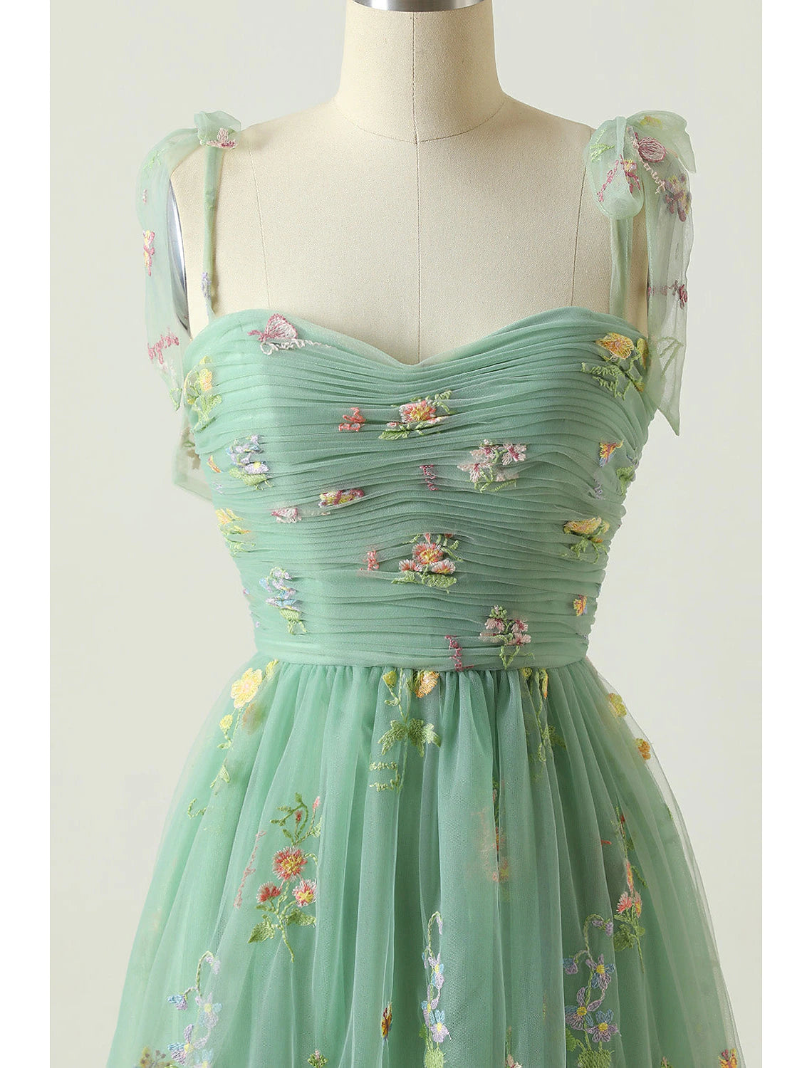 Vestidos de fiesta de corte A, vestido floral, vestido formal para invitados de boda, largo hasta el suelo, sin mangas, escote corazón, encaje, sin espalda, con pliegues y fruncido